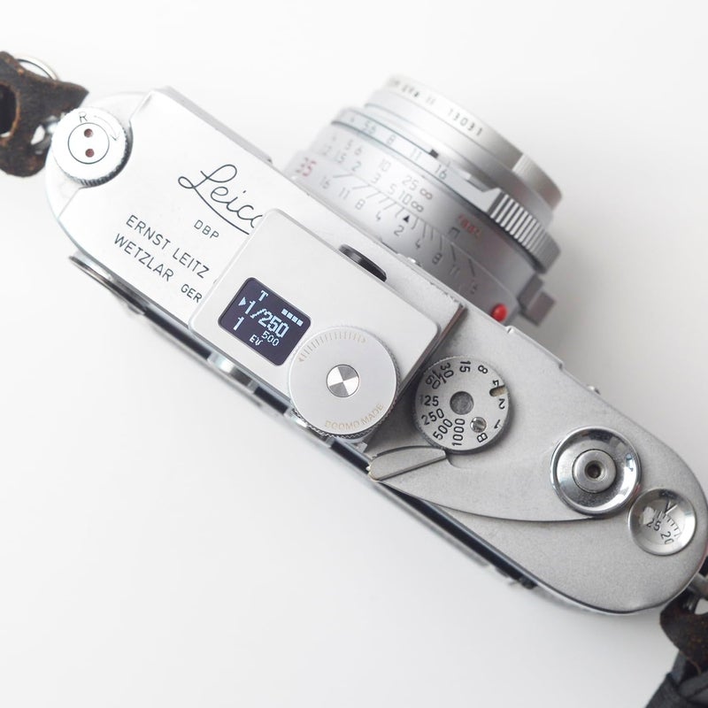 DOOMO MADE OLED Light Meter, Meter S Brass Version, New Screen Design, Real-time Metering and One-Button Metering for Vintage Cameras (Chrome) - Image 4